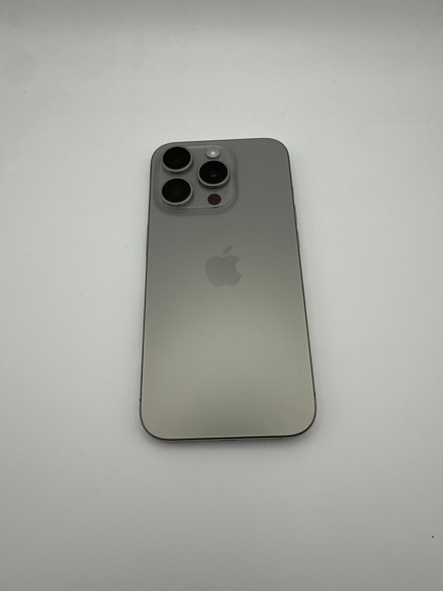 Apple Used iPhone 15 Pro Natural Titanium Back Housing OEM