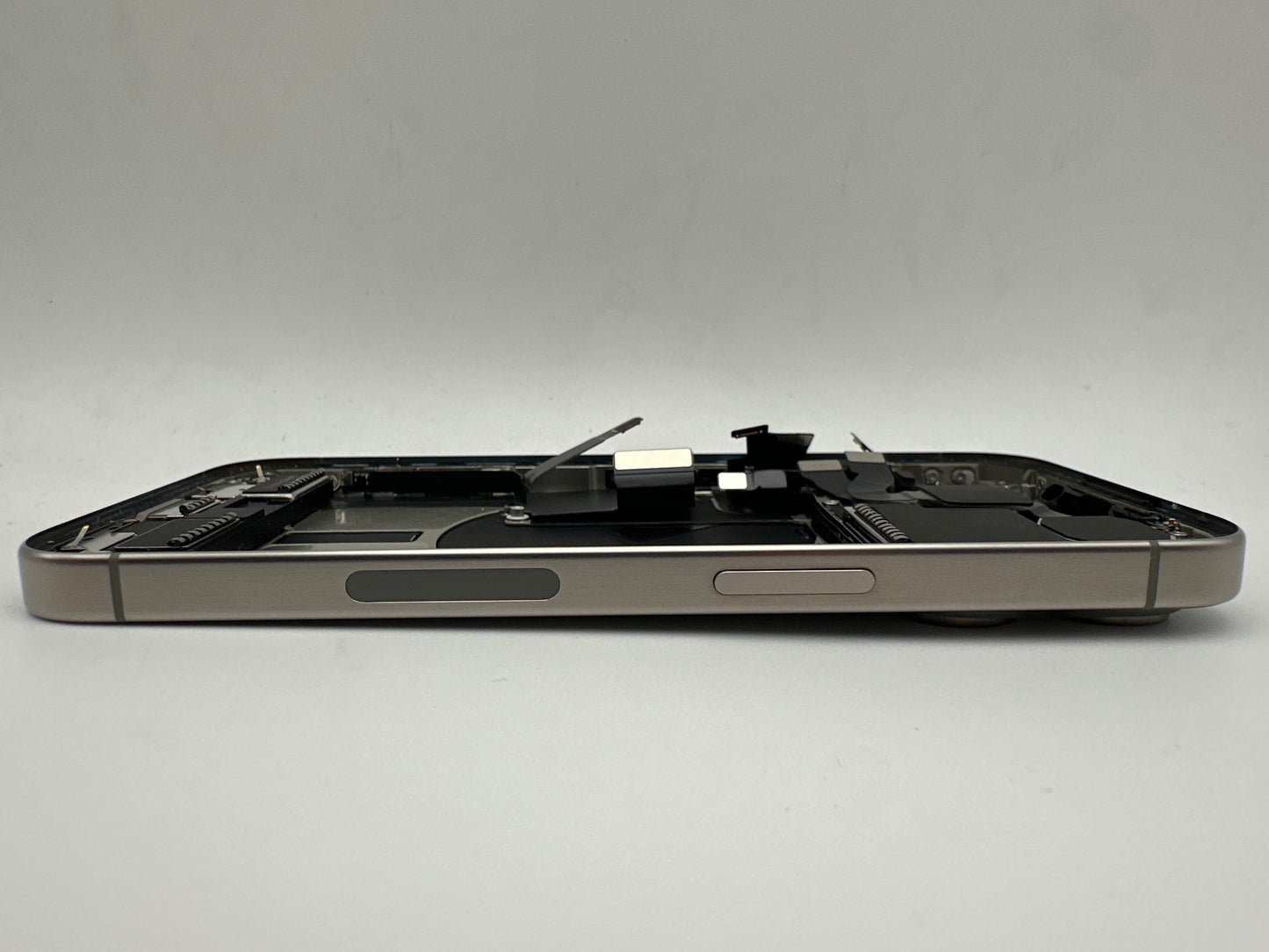 Apple Used iPhone 15 Pro Natural Titanium Back Housing OEM