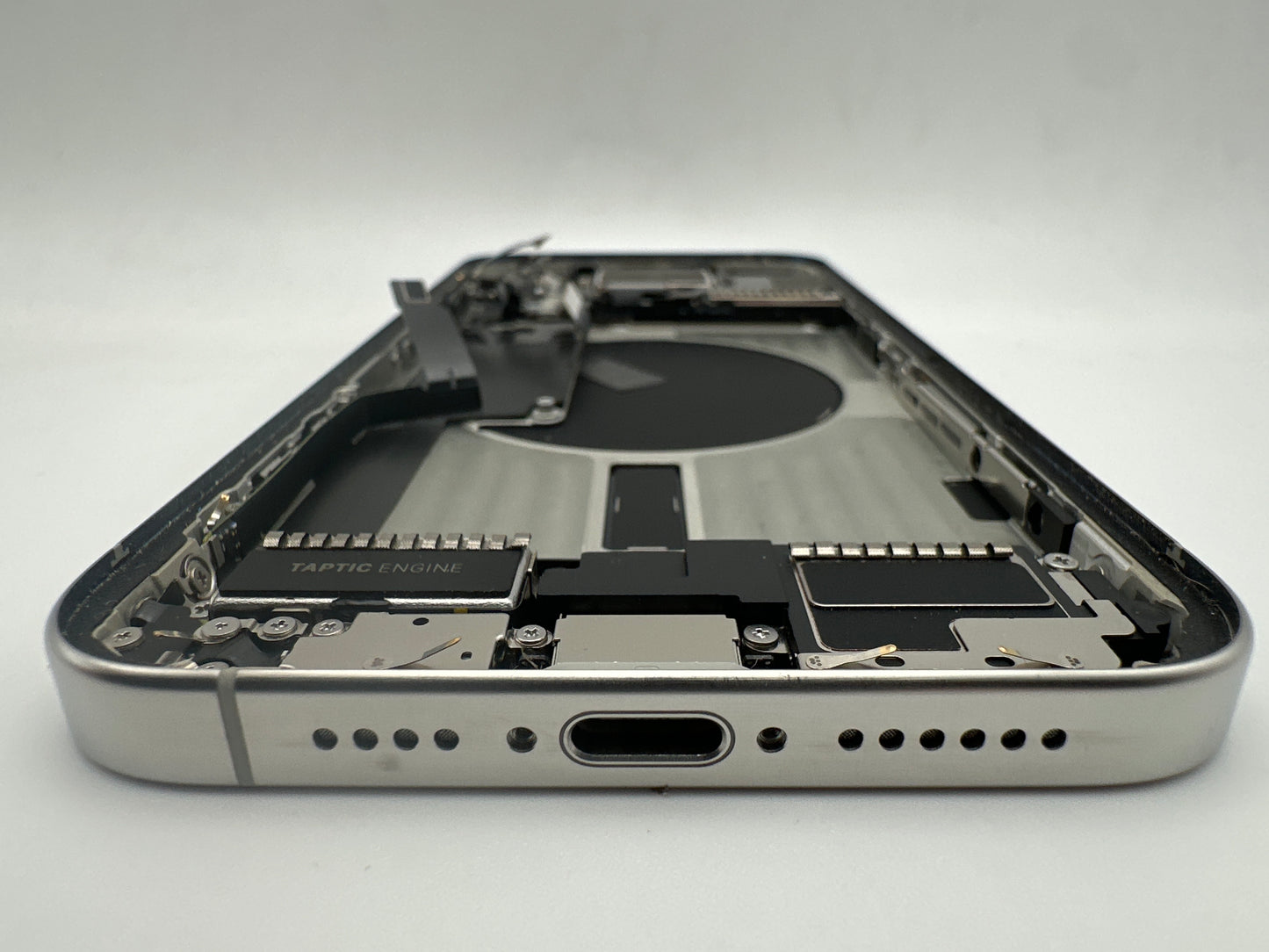 Apple Used iPhone 15 Pro Max White Titanium Back Housing OEM