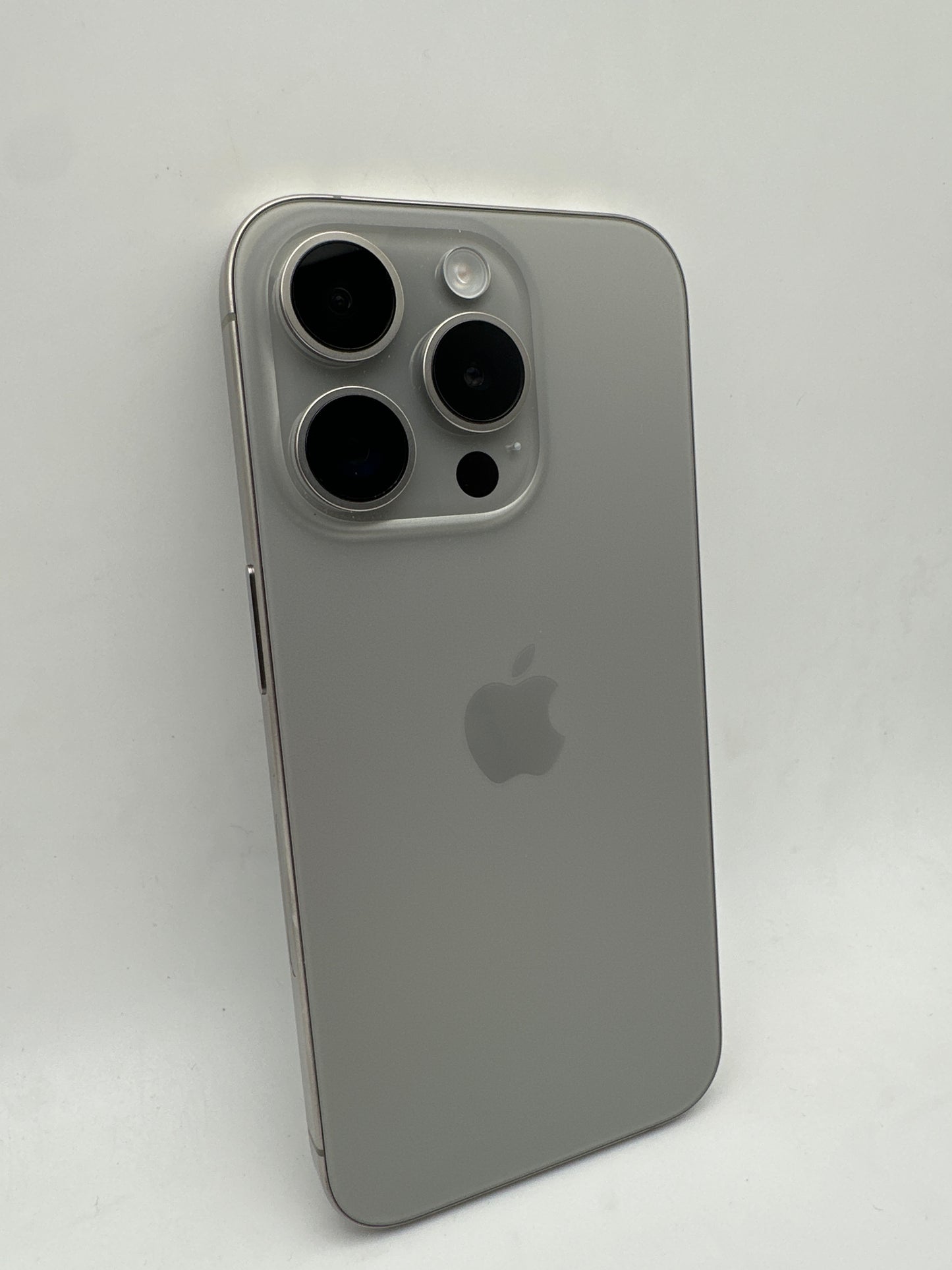 Apple Used iPhone 15 Pro Natural Titanium Back Housing OEM
