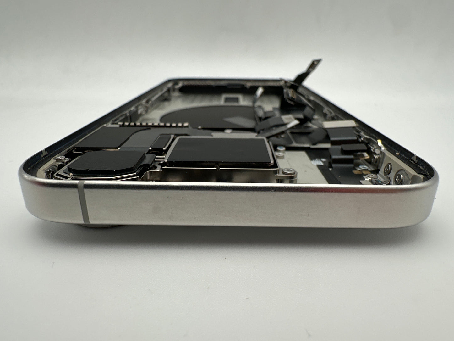 Apple Used iPhone 15 Pro Max White Titanium Back Housing OEM