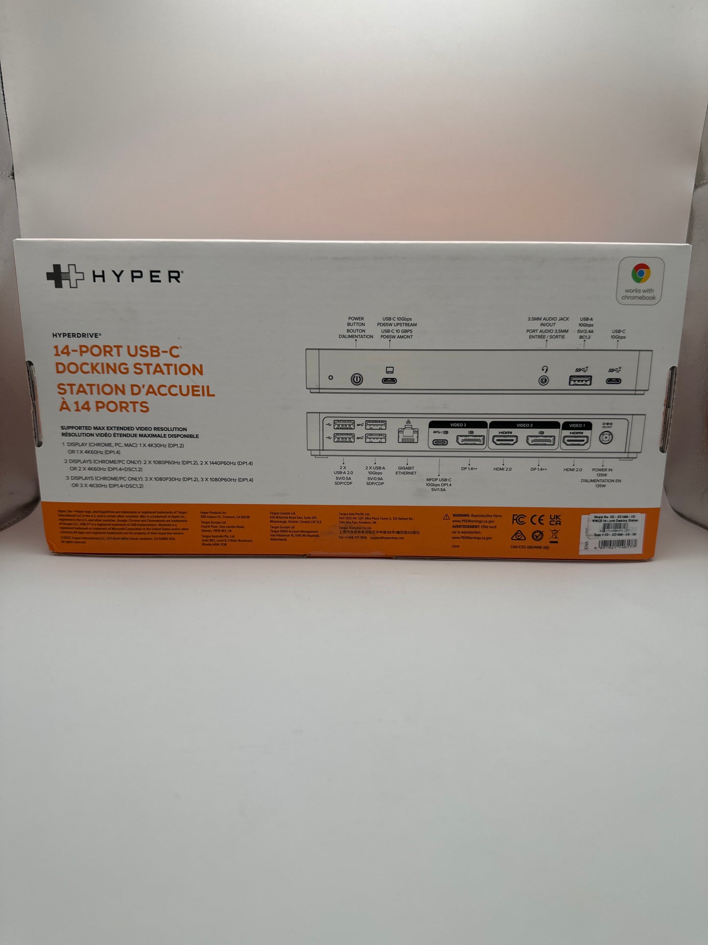 HyperDrive 14-Port USB-C Docking Station HD-GD1000-US